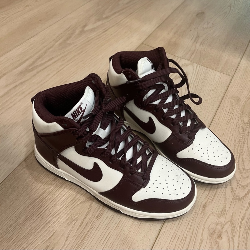 Nike Dunk High Burgundy Crush Women Size 6